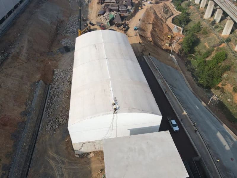 Membrane Structure Shed